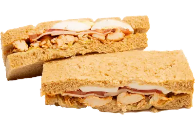 Sandwich Breakfast Chicken Fusion In Brown Bread 225Gm