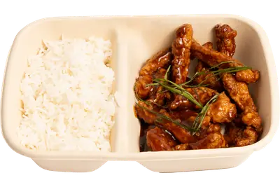 Chicken Manchurian with Rice