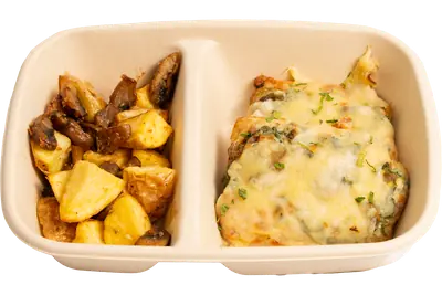 Fish Florentine with Garlic Parsley Potato