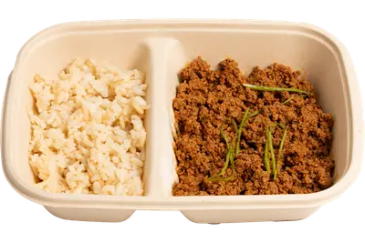 Korean Beef Minced with Brown Rice