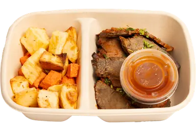 Roast Beef with Carrot and Potato