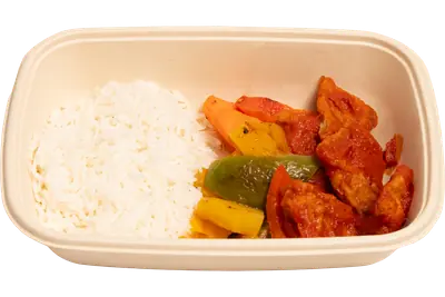 Sweet and Sour Fish Stir Fry Veggies and Rice