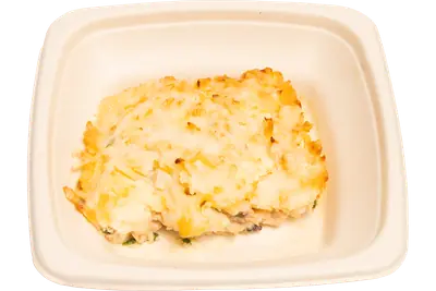 Three Cheese Chicken and Cauliflower Lasagna
