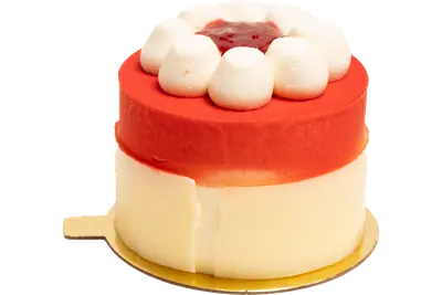 Cake Individual Vanilla Strawberry 195Gm